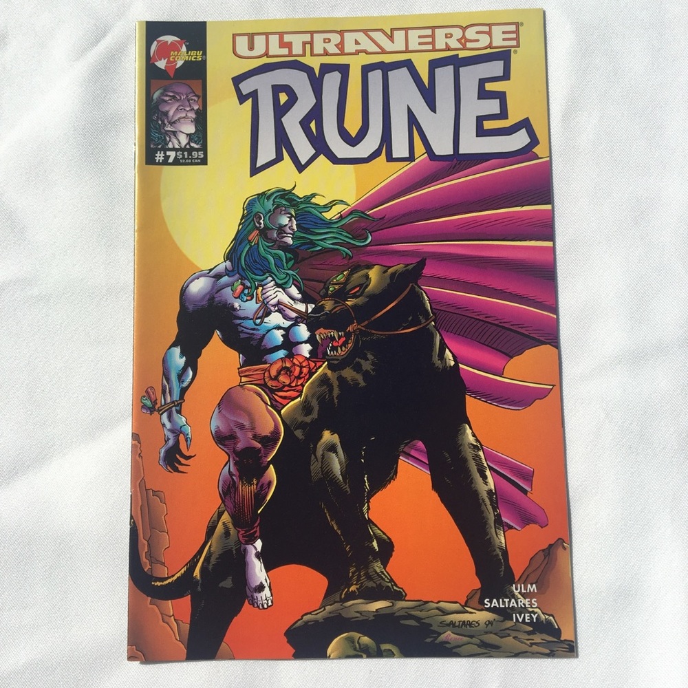 Rune Comic Book No. 7, Feb ‘95 Malibu Comics Vintage